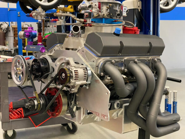 #SBR-101 – ‘67-’69 CAMARO SMALL BLOCK – ‘68-’74 NOVA SMALL BLOCK – SB Race header for stock chassis with front mounted rack & pinion. Also for Smith Racecraft, Martz & Checkered Racing front clips.