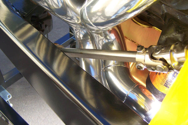 #SRSB-710 - Street Rod Small Block - SB Street Rod "Tri-Y" style header inside the frame for Vega steering or Rack and Pinion steering - Image 4