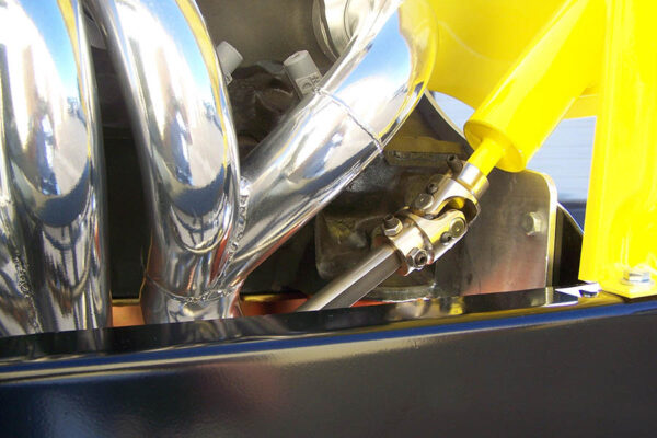#SRSB-710 - Street Rod Small Block - SB Street Rod "Tri-Y" style header inside the frame for Vega steering or Rack and Pinion steering - Image 5