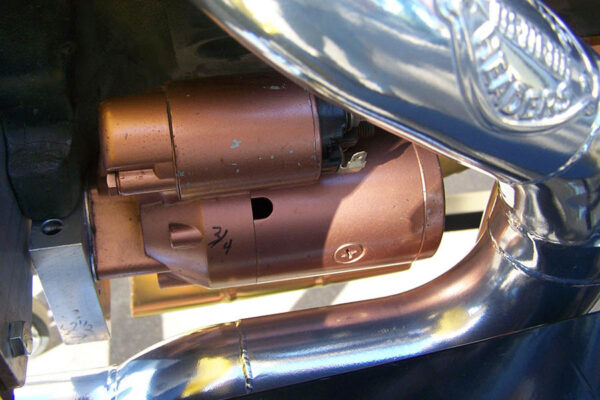 #SRSB-710 - Street Rod Small Block - SB Street Rod "Tri-Y" style header inside the frame for Vega steering or Rack and Pinion steering - Image 6