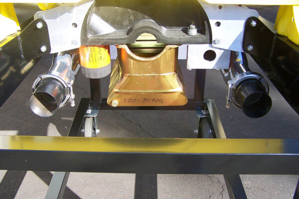 #SRSB-710 - Street Rod Small Block - SB Street Rod "Tri-Y" style header inside the frame for Vega steering or Rack and Pinion steering - Image 7
