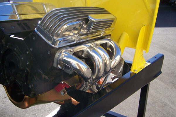 #SRSB-710 - Street Rod Small Block - SB Street Rod "Tri-Y" style header inside the frame for Vega steering or Rack and Pinion steering - Image 8