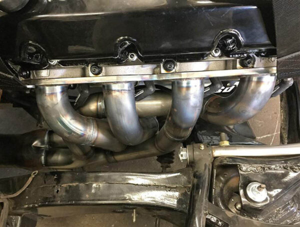 #BBPT-661 - ‘67-’69 CAMARO BIG BLOCK - ‘70-’81 CAMARO BIG BLOCK - ‘68-’74 NOVA BIG BLOCK - ‘75-’79 NOVA BIG BLOCK - ‘55-’57 CHEVY BIG BLOCK - BB Pro Tour header for stock chassis with rack & pinion steering. Also for Chris Alston’s Chassisworks, Martz, Checkered Racing,  Jim Meyers, Fatman & TCI front clips. - Image 7