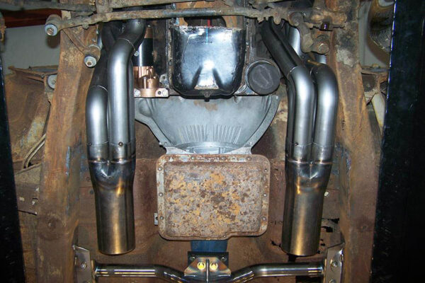 #BBPT-663 - ‘55-’57 CHEVY BIG BLOCK - BB Pro Tour header for stock chassis with stock manual steering box - Image 7