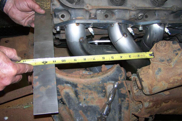 #BBPT-663 - ‘55-’57 CHEVY BIG BLOCK - BB Pro Tour header for stock chassis with stock manual steering box - Image 11