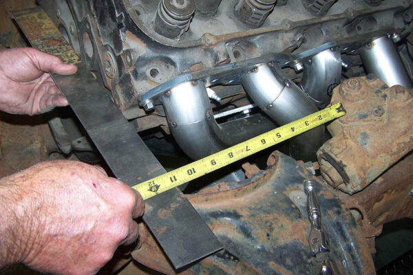 #BBPT-663 - ‘55-’57 CHEVY BIG BLOCK - BB Pro Tour header for stock chassis with stock manual steering box - Image 12