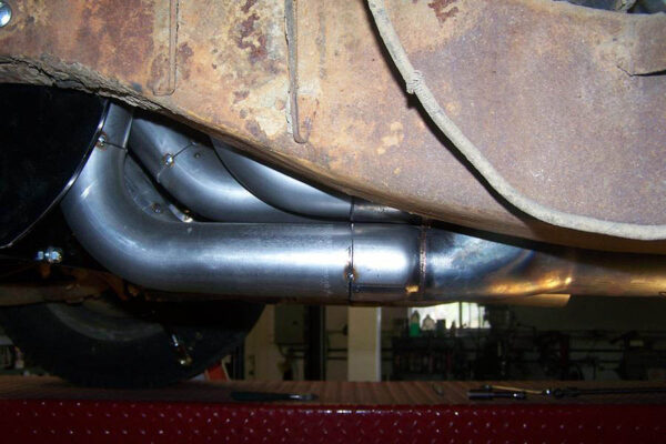 #BBPT-664 - ‘55-’57 CHEVY BIG BLOCK - BB Pro Tour header for stock chassis with rear rack and pinion steering - Image 2
