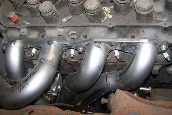 #BBPT-664 - ‘55-’57 CHEVY BIG BLOCK - BB Pro Tour header for stock chassis with rear rack and pinion steering
