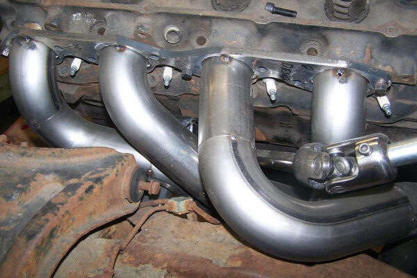 #BBPT-664 - ‘55-’57 CHEVY BIG BLOCK - BB Pro Tour header for stock chassis with rear rack and pinion steering - Image 4