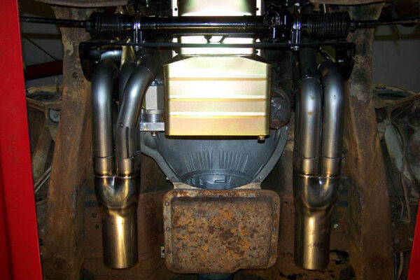 #BBPT-664 - ‘55-’57 CHEVY BIG BLOCK - BB Pro Tour header for stock chassis with rear rack and pinion steering - Image 8
