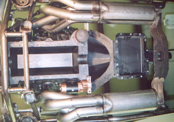 #BBR-502 - ‘67-’69 CAMARO BIG BLOCK - ‘68-’74 NOVA BIG BLOCK - BB Race header for Smith Race Craft front clip - Image 6