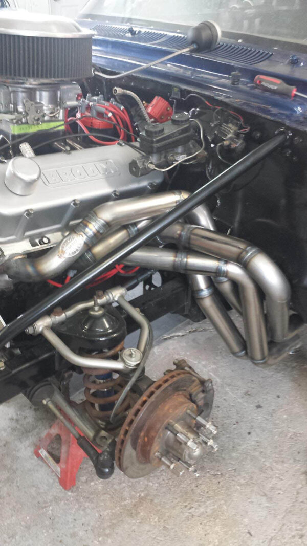 #BBR-530 - ‘62-’67 CHEVY II BIG BLOCK - BB Race header for stock chassis (fenderwell)