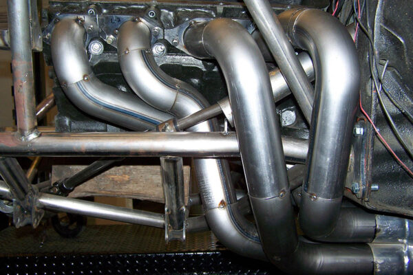 #BBR-533 - ‘62-’67 CHEVY II BIG BLOCK - BB Race header for Smith Race Craft front clip