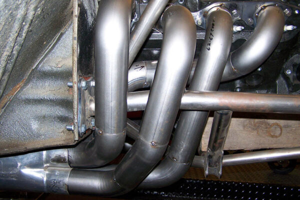 #BBR-533 - ‘62-’67 CHEVY II BIG BLOCK - BB Race header for Smith Race Craft front clip - Image 3