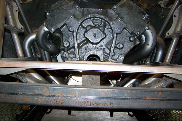 #BBR-533 - ‘62-’67 CHEVY II BIG BLOCK - BB Race header for Smith Race Craft front clip - Image 5
