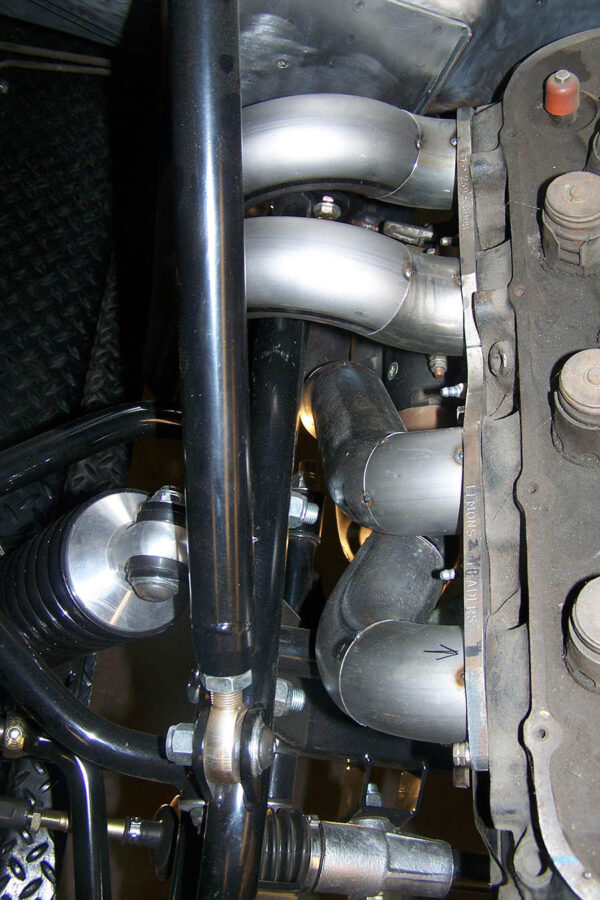 #BBR-535 - ‘62-’67 CHEVY II BIG BLOCK - BB Race header for TCI front clip - Image 6