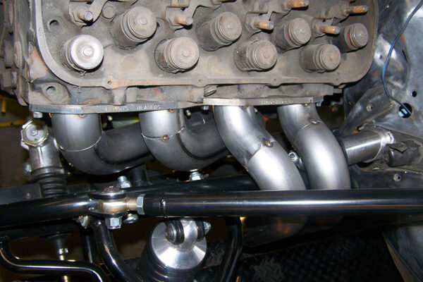 #BBR-535 - ‘62-’67 CHEVY II BIG BLOCK - BB Race header for TCI front clip - Image 5