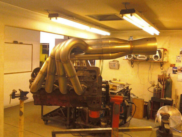 #BBR-576 - JET DRIVE FLAT BOTTOM BIG BLOCK - BB Race header for Jet Drive flat bottom - Image 4