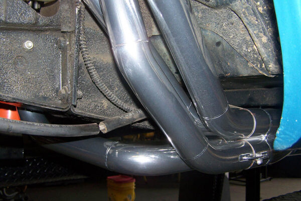 #SBR-125 - ‘62-’67 CHEVY II SMALL BLOCK - SB Race header for stock chassis (fenderwell) - Image 5