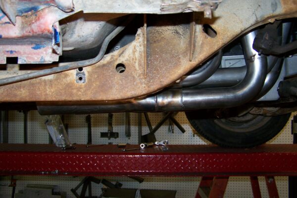 #LSPT-301 - ‘67-’69 CAMARO LS-1 TO LS-7 - ‘68-’74 NOVA LS-1 TO LS-7 - LS Pro Tour header for Detroit Speed & Engineering chassis. Also for Chris Alston’s Chassisworks front clip and for a stock chassis with rack & pinion steering - Image 3