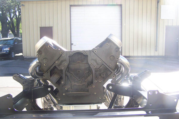 #LSPT-310 - ‘62-’67 CHEVY II LS-1 TO LS-7 - LS Pro Tour header for Chris Alston’s Chassisworks front clip, Also for AJE, Martz, Heidts & Checkered Racing front clips