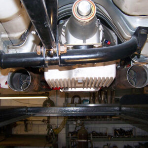 #LSR-321 – ‘93-’02 CAMARO LSX BLOCK – LS Race header for stock chassis with a Spohn “K” member, With motor plates only