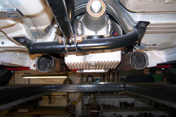 #LSR-321 – ‘93-’02 CAMARO LSX BLOCK – LS Race header for stock chassis with a Spohn “K” member, With motor plates only
