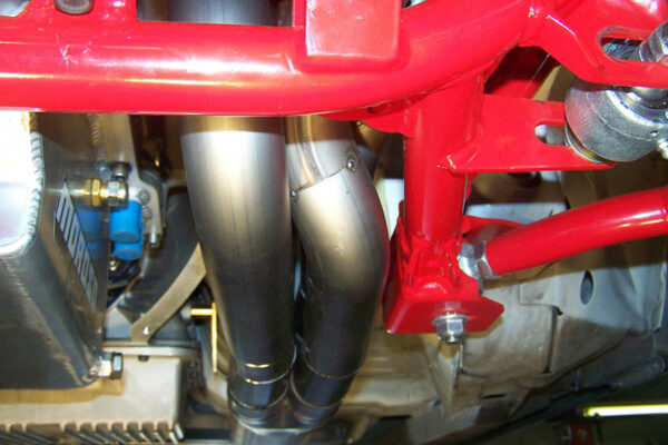 #LSR-321 - ‘93-’02 CAMARO LSX BLOCK - LS Race header for stock chassis with a Spohn “K” member, With motor plates only. - Image 9