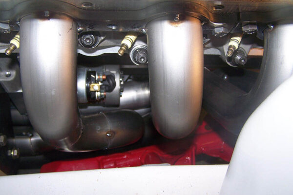 #LSR-321 - ‘93-’02 CAMARO LSX BLOCK - LS Race header for stock chassis with a Spohn “K” member, With motor plates only. - Image 7