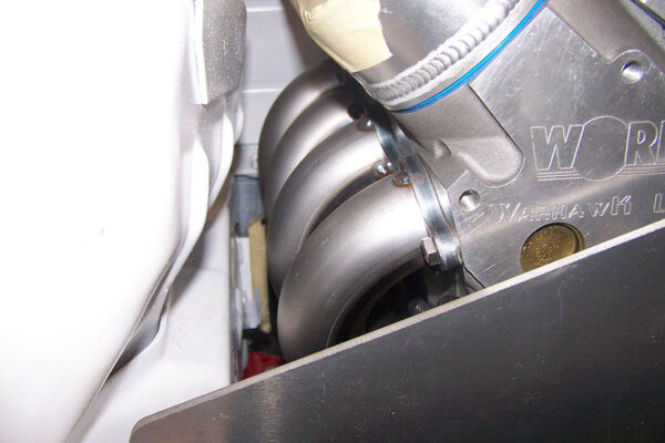 #LSR-321 - ‘93-’02 CAMARO LSX BLOCK - LS Race header for stock chassis with a Spohn “K” member, With motor plates only. - Image 3