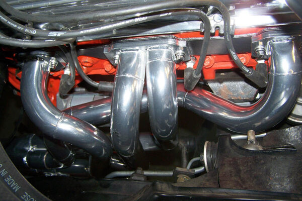 #SBPT-200 - ‘67-’69 CAMARO SMALL BLOCK - ‘68-’74 NOVA SMALL BLOCK - SB Pro Tour header for stock chassis with stock steering box. #SBPT-200A  version can be made for factory AC. - Image 7
