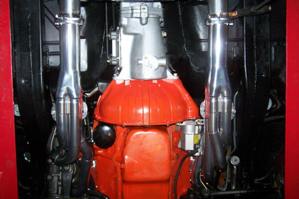 #SBPT-200 - ‘67-’69 CAMARO SMALL BLOCK - ‘68-’74 NOVA SMALL BLOCK - SB Pro Tour header for stock chassis with stock steering box. #SBPT-200A  version can be made for factory AC. - Image 4