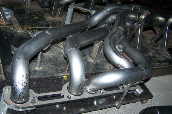 #SBR-120 – ’93-’02 Camaro Small Block – SB Race header for stock chassis with Moroso solid side mounts or motor plates also BMR “K” member with side mounts or motor plates or AJE “K” member with motor plates onlySB Race header for stock chassis