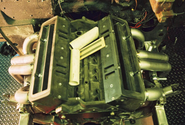 #SBR-126 - ‘62-’67 CHEVY II SMALL BLOCK - SB Race header for Chris Alston’s Chassisworks front clip. Also for Heidts, Martz & Checkered Racing front clips. - Image 4