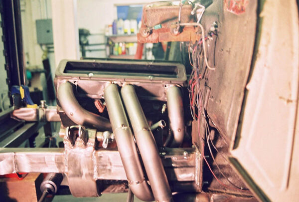 #SBR-126 - ‘62-’67 CHEVY II SMALL BLOCK - SB Race header for Chris Alston’s Chassisworks front clip. Also for Heidts, Martz & Checkered Racing front clips. - Image 6