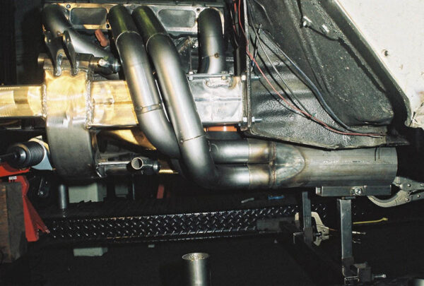 #SBR-126 - ‘62-’67 CHEVY II SMALL BLOCK - SB Race header for Chris Alston’s Chassisworks front clip. Also for Heidts, Martz & Checkered Racing front clips. - Image 7
