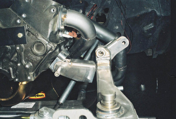 #SBR-126 - ‘62-’67 CHEVY II SMALL BLOCK - SB Race header for Chris Alston’s Chassisworks front clip. Also for Heidts, Martz & Checkered Racing front clips. - Image 8