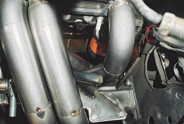 #SBR-126 - ‘62-’67 CHEVY II SMALL BLOCK - SB Race header for Chris Alston’s Chassisworks front clip. Also for Heidts, Martz & Checkered Racing front clips. - Image 9