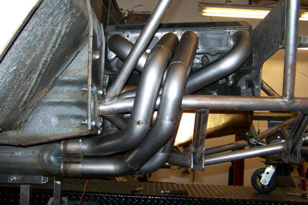 #SBR-127 - ‘62-’67 CHEVY II SMALL BLOCK - SB Race header for Smith Race Craft front clip - Image 4