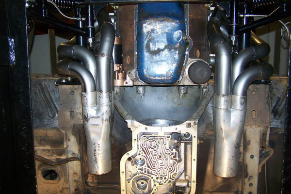#SBR-128 - ‘62-’67 CHEVY II SMALL BLOCK - SB Race header for TCI front clip - Image 2