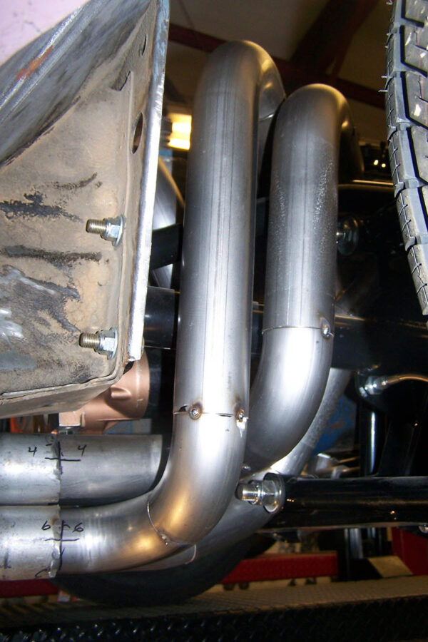 #SBR-128 - ‘62-’67 CHEVY II SMALL BLOCK - SB Race header for TCI front clip - Image 4