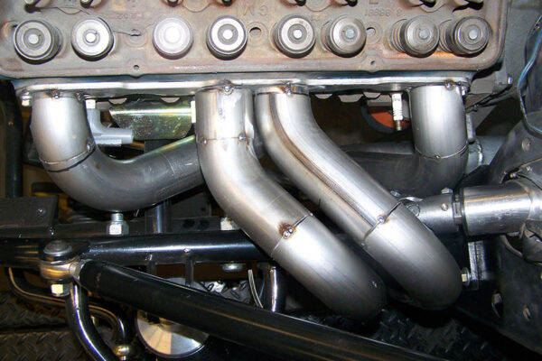 #SBR-128 - ‘62-’67 CHEVY II SMALL BLOCK - SB Race header for TCI front clip - Image 6