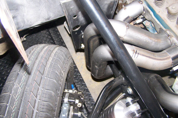#SBR-128 - ‘62-’67 CHEVY II SMALL BLOCK - SB Race header for TCI front clip - Image 8