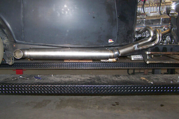 #SRSB-700 - Street Rod Small Block - SB Street Rod header "Drag Style" over the frame - Image 9