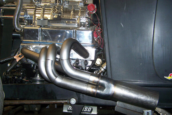 #SRSB-700 - Street Rod Small Block - SB Street Rod header "Drag Style" over the frame - Image 8