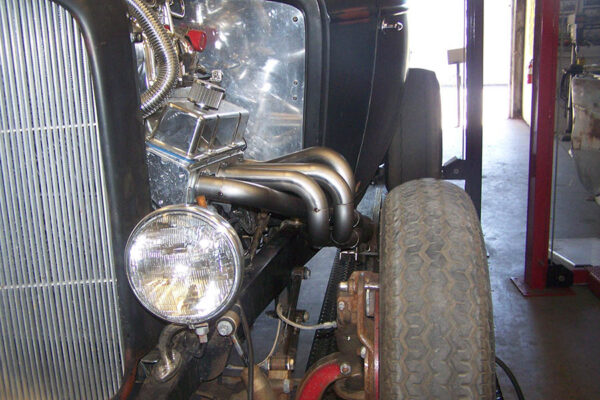 #SRSB-700 - Street Rod Small Block - SB Street Rod header "Drag Style" over the frame - Image 5