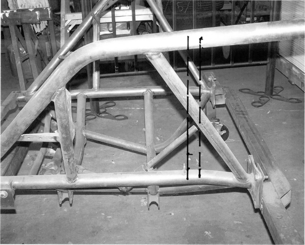 #BBR-533 - ‘62-’67 CHEVY II BIG BLOCK - BB Race header for Smith Race Craft front clip - Image 6